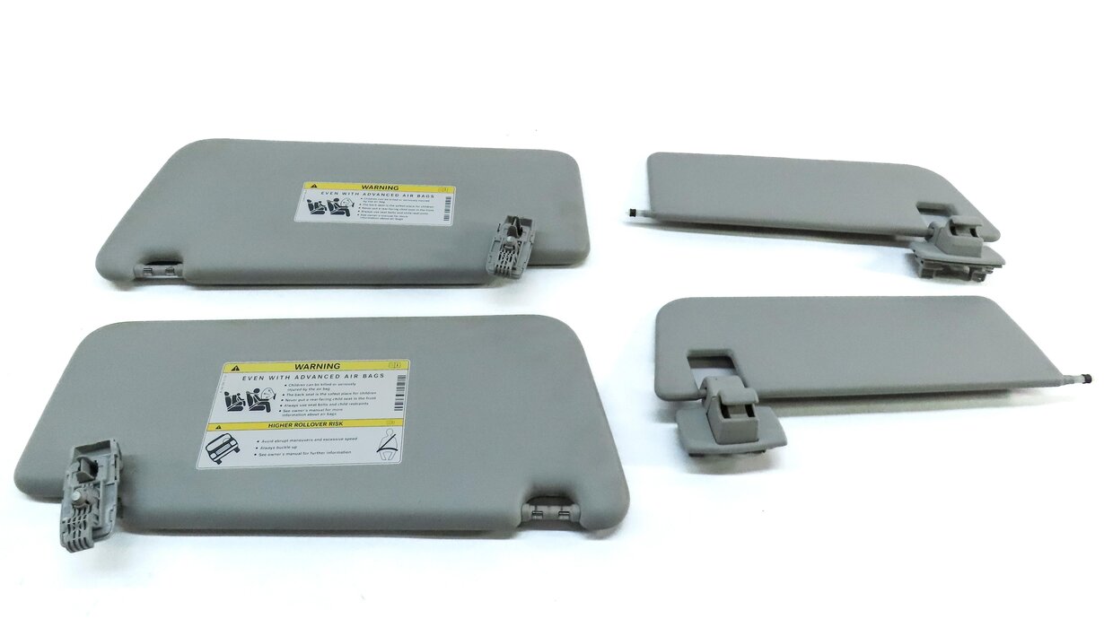 Thumbnail 5: 2013-2019 MERCEDES GL350 GL450 GL550 GLS (W166 X166) FRONT SUNVISOR SET (GRAY)
