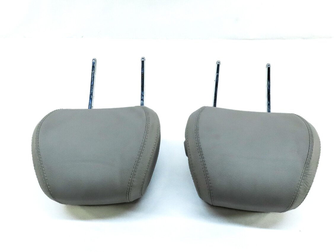 Thumbnail 4: 12-14 MERCEDES ML GL (X166 W166) FRONT LEFT & RIGHT SEAT HEADREST SET 2 (GRAY)