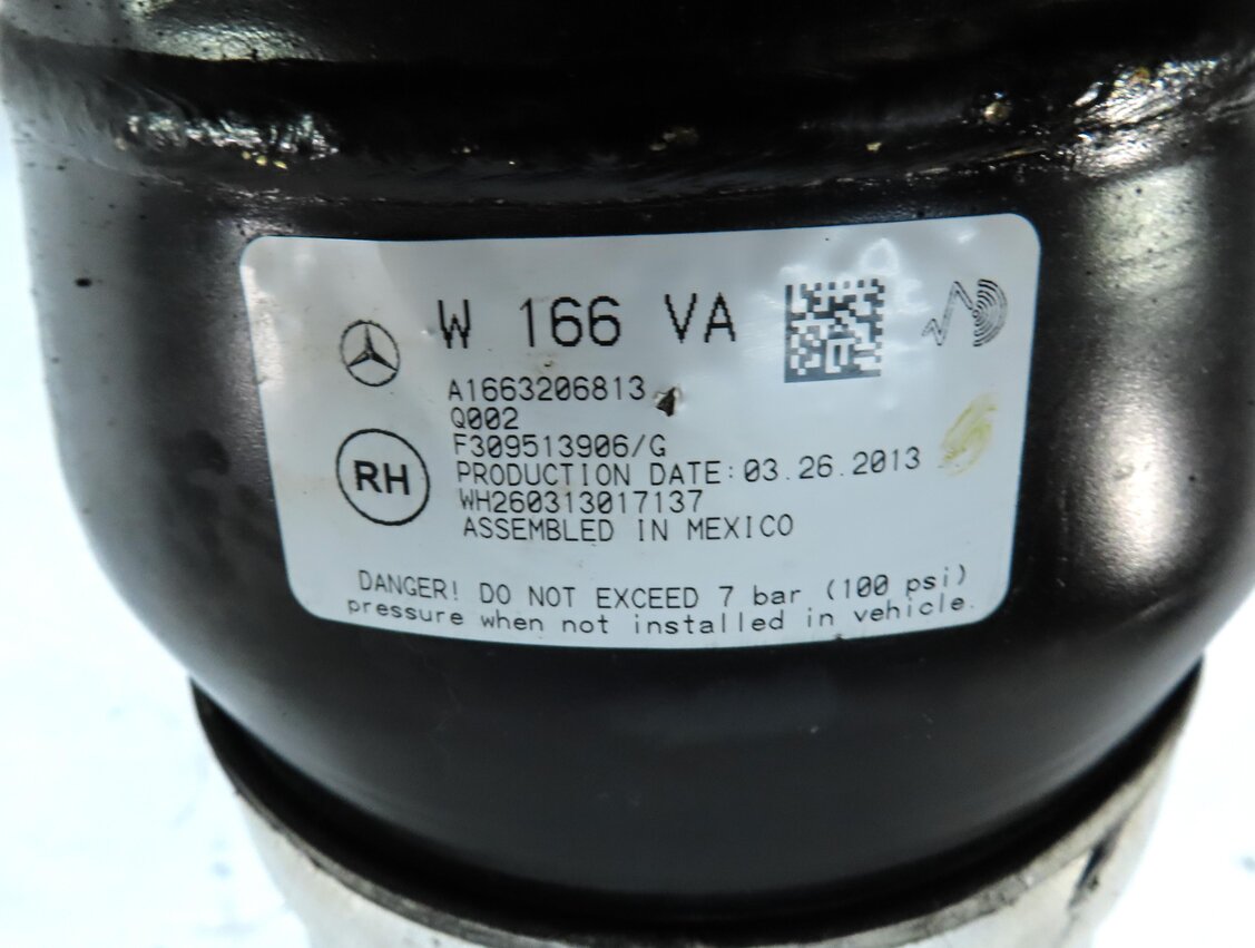 Thumbnail 7: 12-19 MERCEDES GL350 GL450 GL550 ML550 (W166 X166) RIGHT FRONT ADAPTIVE SHOCK