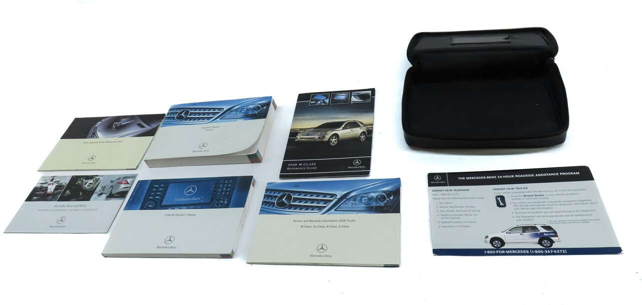 Thumbnail 2: 2008 ML CLASS (W164) 3.0L TURBO DIESEL TDI OWNERS MANUAL BOOKLET SET 8 & CASE