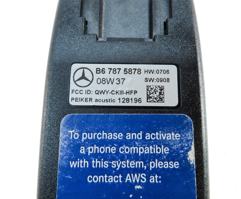 Thumbnail 6: 2008 MERCEDES ML CLASS (W164) CELL PHONE BLUETOOTH ADAPTER MODULE B67875878