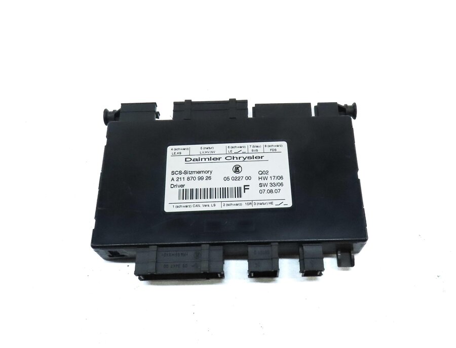 Thumbnail 2: 05-08 MB E320 E350 E500 ML320 ML350 ML500 (W164 W171) LEFT DRIVER SEAT MODULE