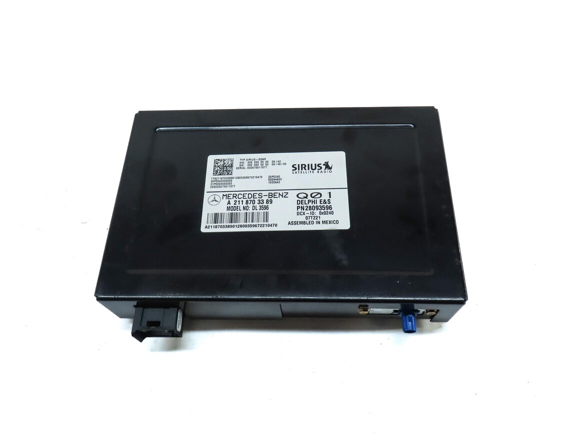Thumbnail 2: 2008 MERCEDES ML CLASS (W164) SIRIUS SATELLITE RADIO CONTROL MODULE 2118703389