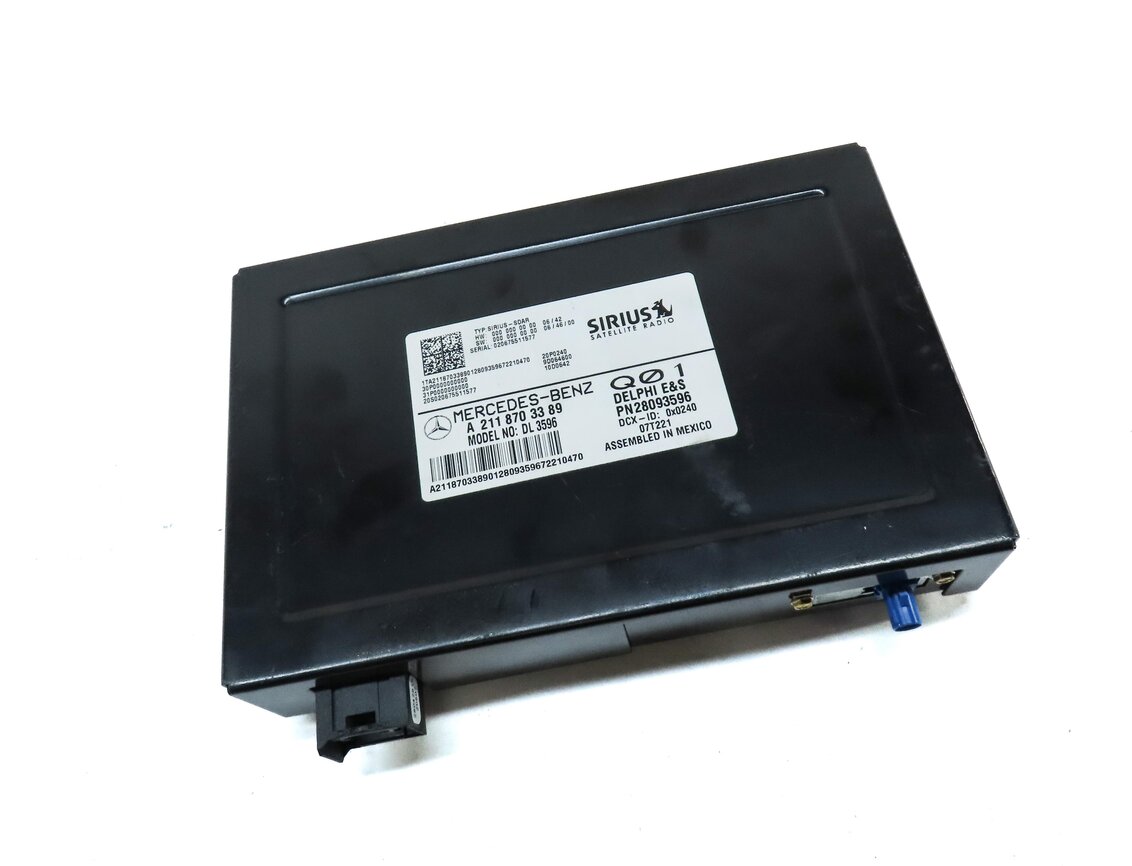 Thumbnail 3: 2008 MERCEDES ML CLASS (W164) SIRIUS SATELLITE RADIO CONTROL MODULE 2118703389