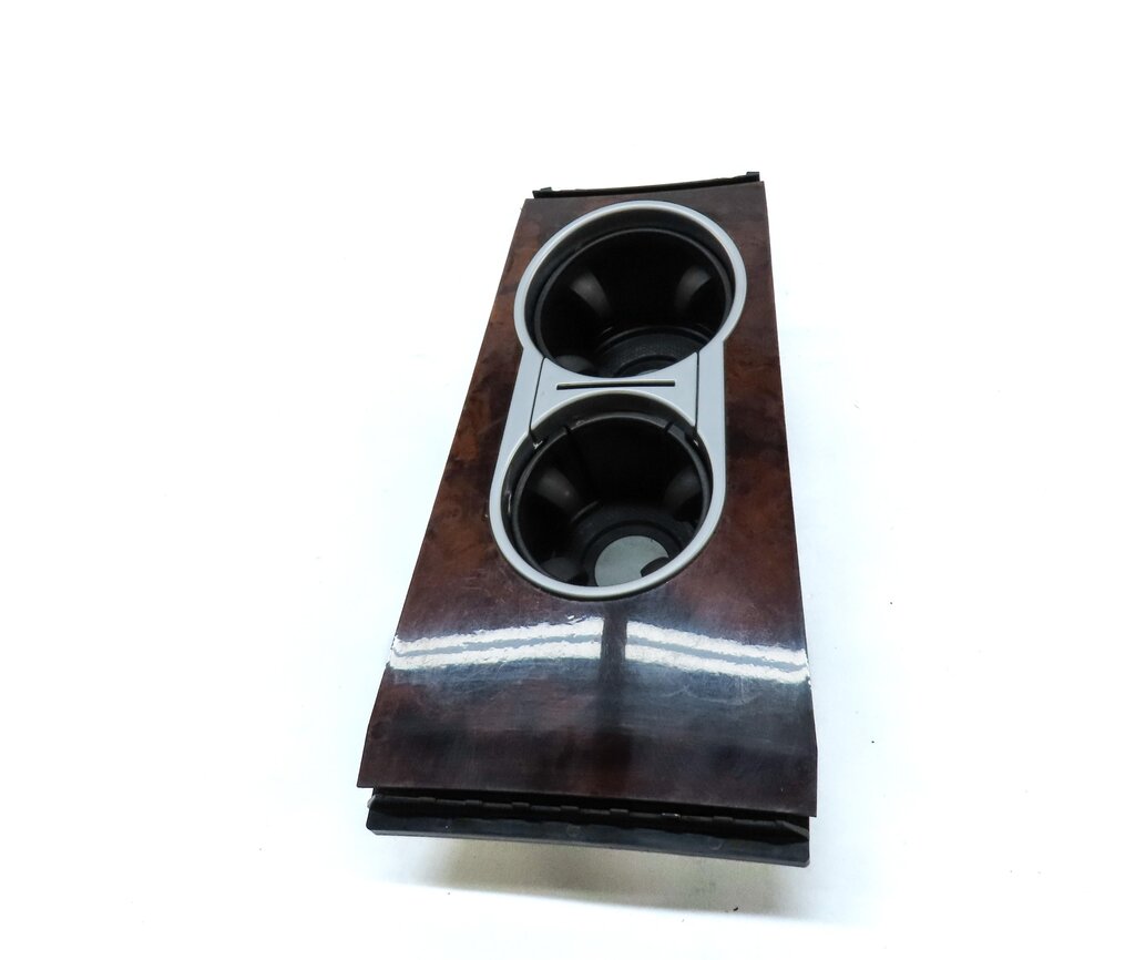 Thumbnail 2: 2008 MERCEDES ML CLASS (W164) FRONT CENTER CONSOLE CUPHOLDER WOOD BURRED WALNUT