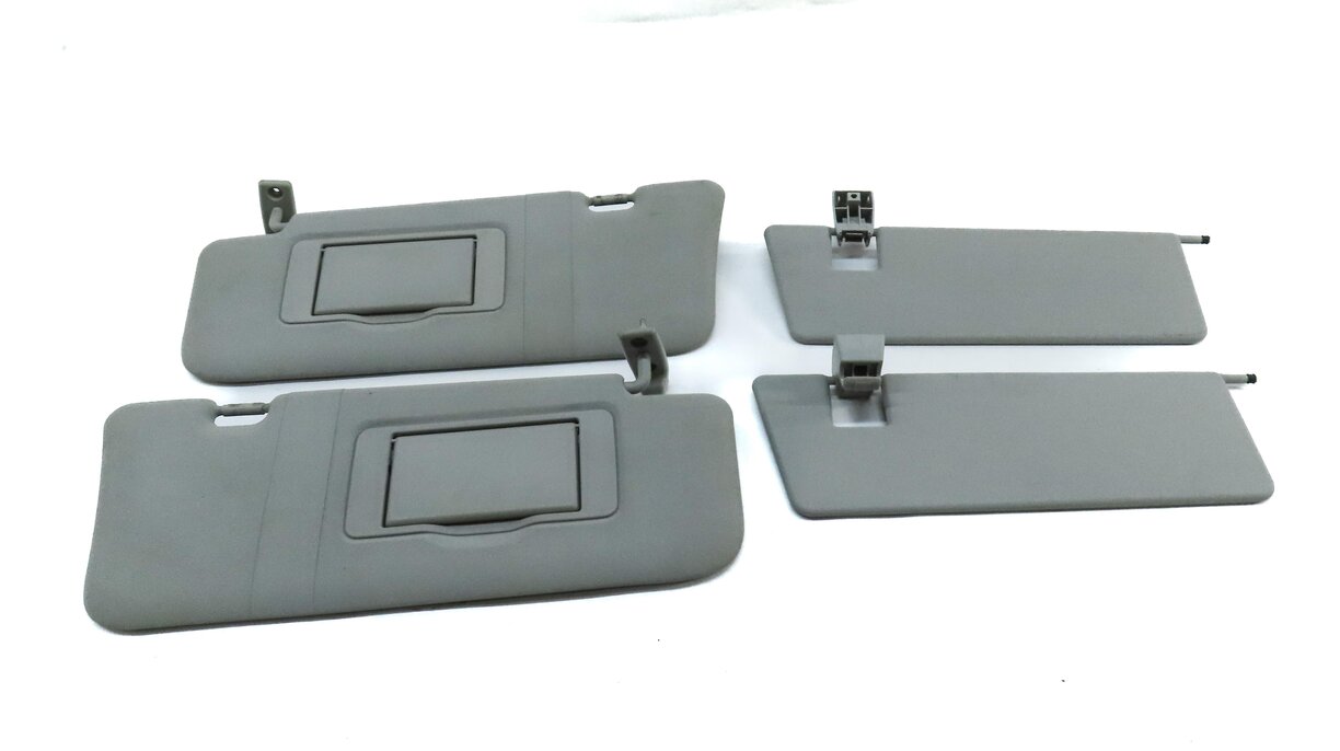 Thumbnail 2: 06-12 MERCEDES GL ML CLASS (W164 X164) FRONT LEFT & RIGHT SUNVISOR SET (GREY)