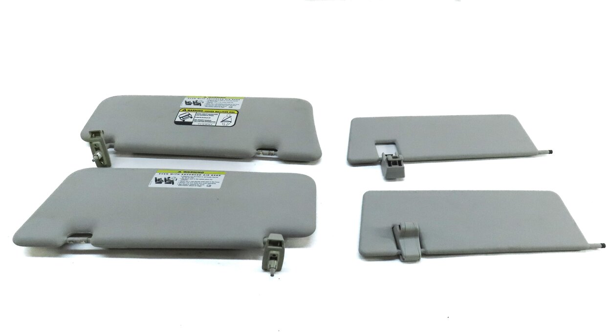 Thumbnail 5: 06-12 MERCEDES GL ML CLASS (W164 X164) FRONT LEFT & RIGHT SUNVISOR SET (GREY)