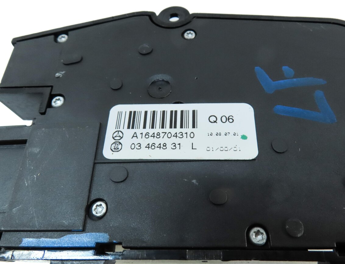 Thumbnail 6: 2008 MERCEDES ML CLASS W164 FRONT LEFT DRIVER SEAT MEMORY ADJUST SWITCH (BLACK)