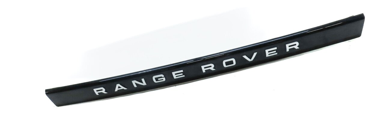 Thumbnail 4: 2010 RANGE ROVER SPORT (L320) REAR TRUNK LOWER LOGO NAME TRIM PANEL (BLUE 796)