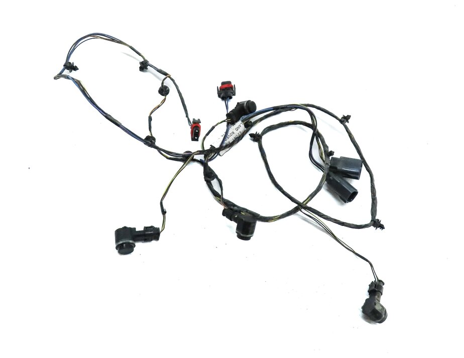 2010 RANGE ROVER SPORT (L320) FRONT PDC PARK SENSOR SET w/ HARNESS (BLACK)