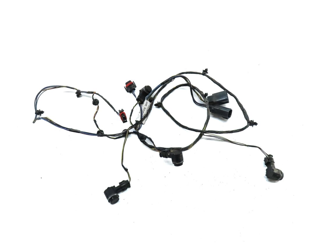Thumbnail 2: 2010 RANGE ROVER SPORT (L320) FRONT PDC PARK SENSOR SET w/ HARNESS (BLACK)