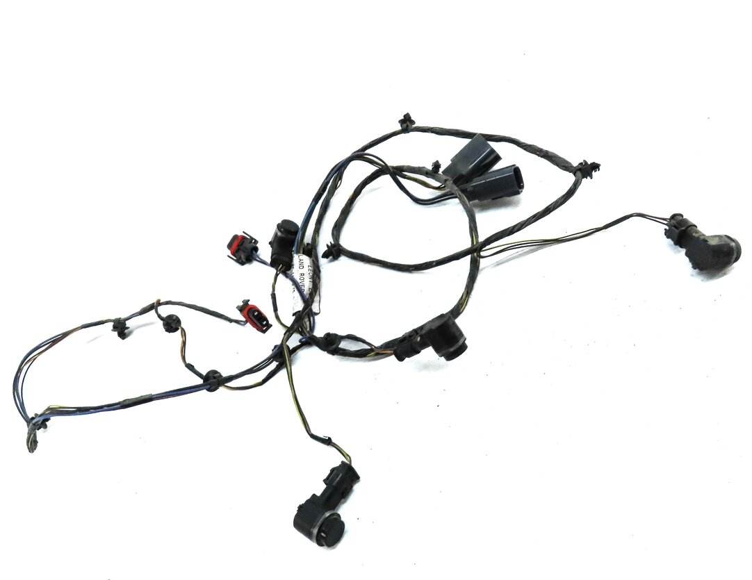 Thumbnail 3: 2010 RANGE ROVER SPORT (L320) FRONT PDC PARK SENSOR SET w/ HARNESS (BLACK)