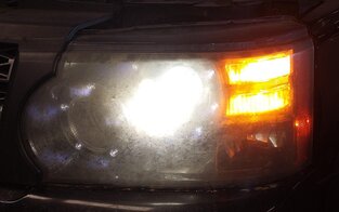 Thumbnail 2: 2010-2011 RANGE ROVER SPORT (L320) LEFT DRIVER HID ADAPTIVE XENON HEADLIGHT LAMP