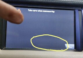 Thumbnail 2: 2010-2012 LR2 RANGE ROVER SPORT (L320) GPS NAVIGATION INFORMATION DISPLAY SCREEN