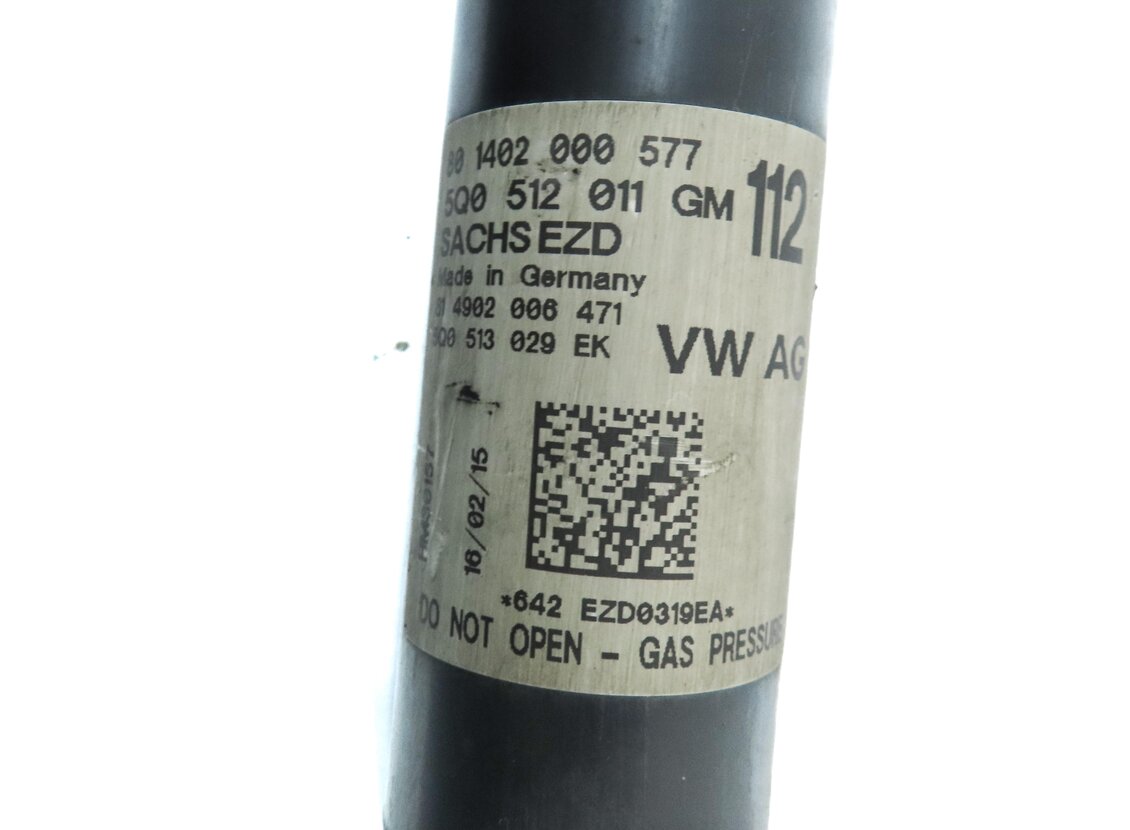 Thumbnail 8: 2015 AUDI A3 (8V) REAR LEFT & RIGHT SUSPENSION SHOCK STRUT SET 2 5Q0512011GM