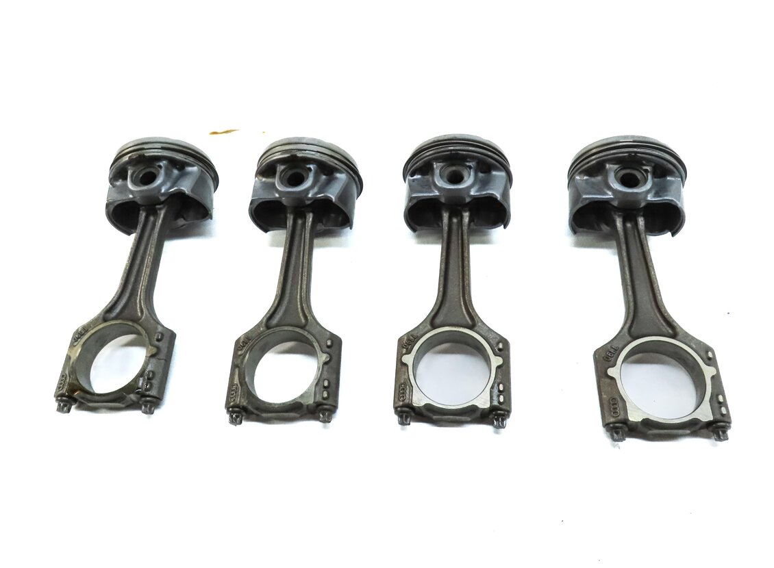 Thumbnail 4: 15-18 AUDI A3 A6 TT (8V C7 4G 8S) 2.0L TURBO ENGINE PISTON & CONNECTING ROD SET4