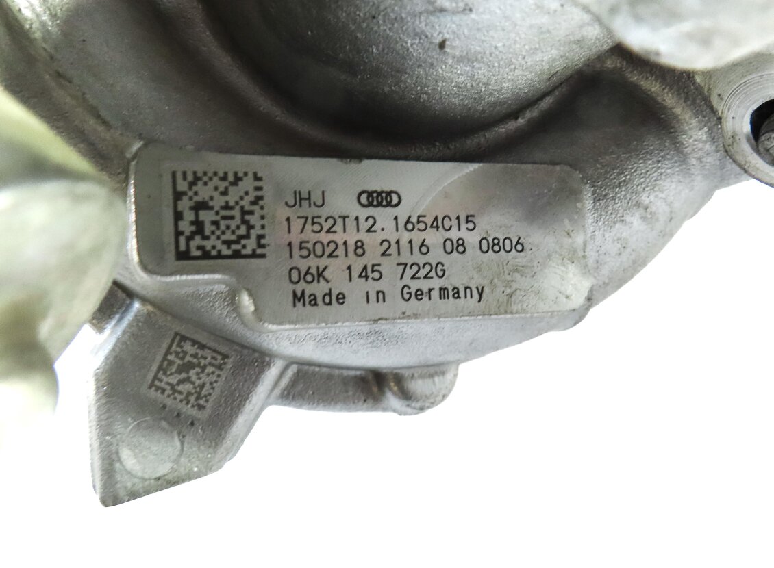 Thumbnail 8: 2015 AUDI A3 (8V) 2.0L TURBO CNTC ENGINE TURBOCHARGER TURBO CHARGER 06K145722G