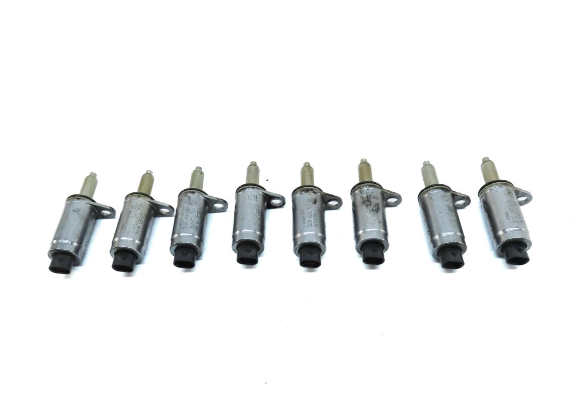 Thumbnail 2: 2015 AUDI A3 (8V) 2.0L TURBO CNTC ENGINE CAMSHAFT ADJUSTER SOLENOID SET 8