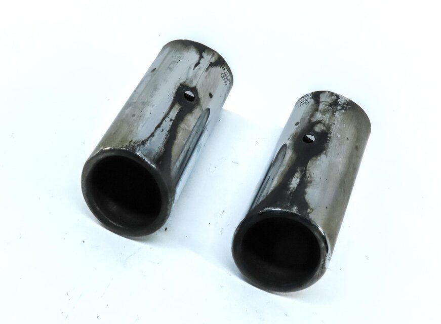 2015 AUDI A3 8V 2.0L TURBO CNTC ENGINE REAR LEFT & RIGHT EXHAUST MUFFLER TIP SET