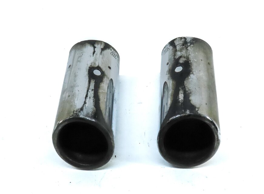 Thumbnail 2: 2015 AUDI A3 8V 2.0L TURBO CNTC ENGINE REAR LEFT & RIGHT EXHAUST MUFFLER TIP SET
