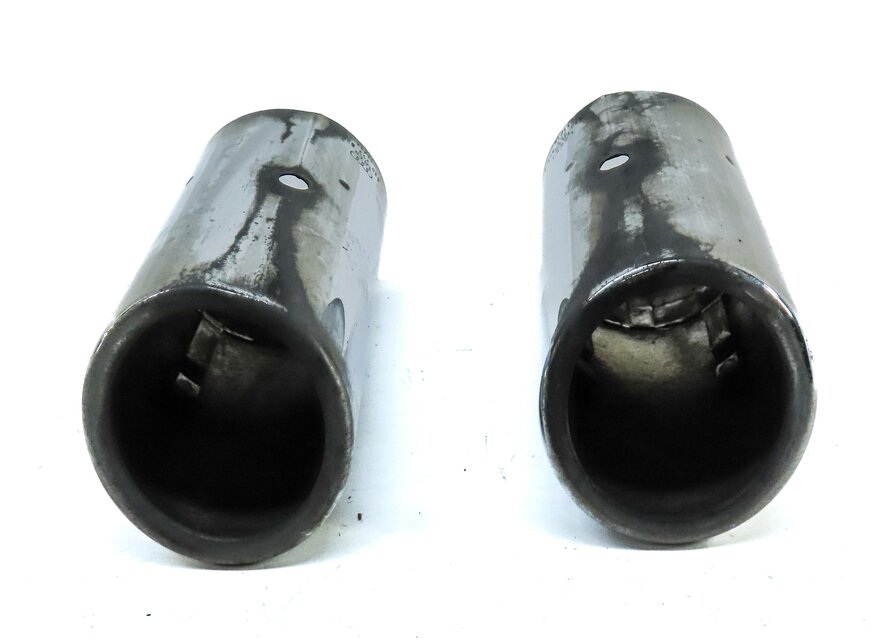 Thumbnail 4: 2015 AUDI A3 8V 2.0L TURBO CNTC ENGINE REAR LEFT & RIGHT EXHAUST MUFFLER TIP SET