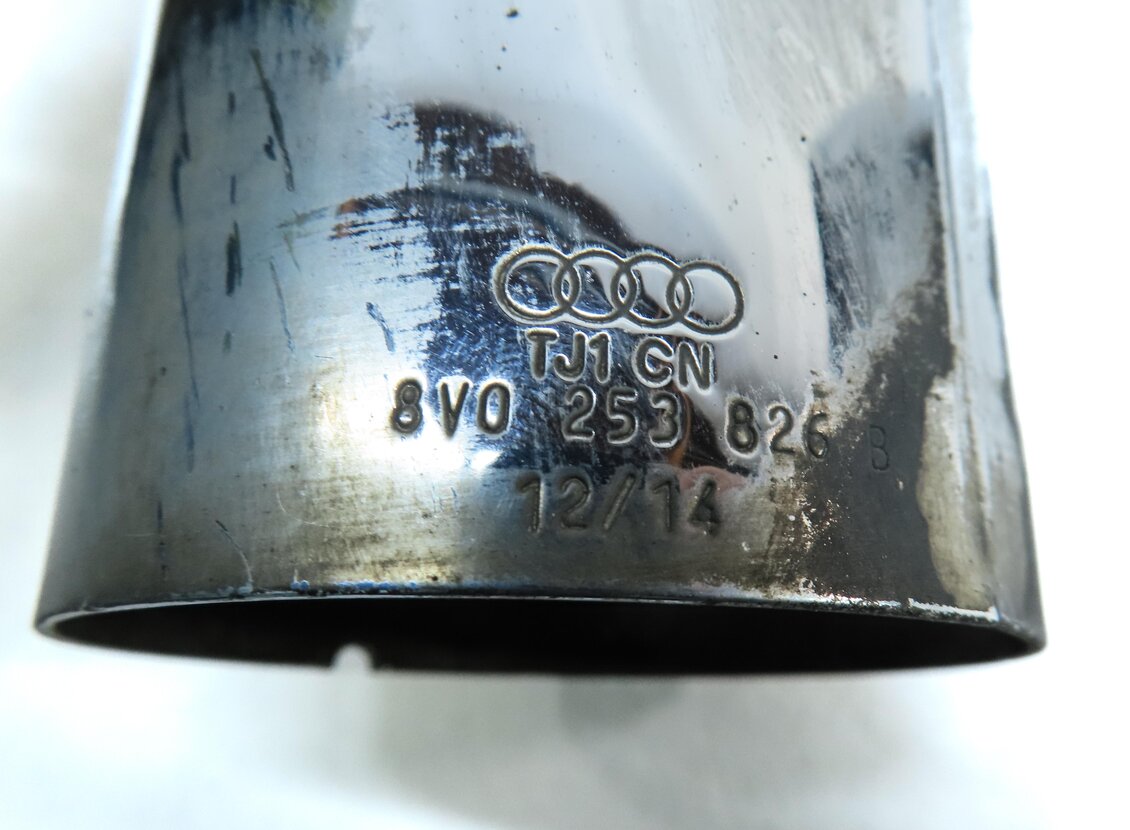 Thumbnail 8: 2015 AUDI A3 8V 2.0L TURBO CNTC ENGINE REAR LEFT & RIGHT EXHAUST MUFFLER TIP SET