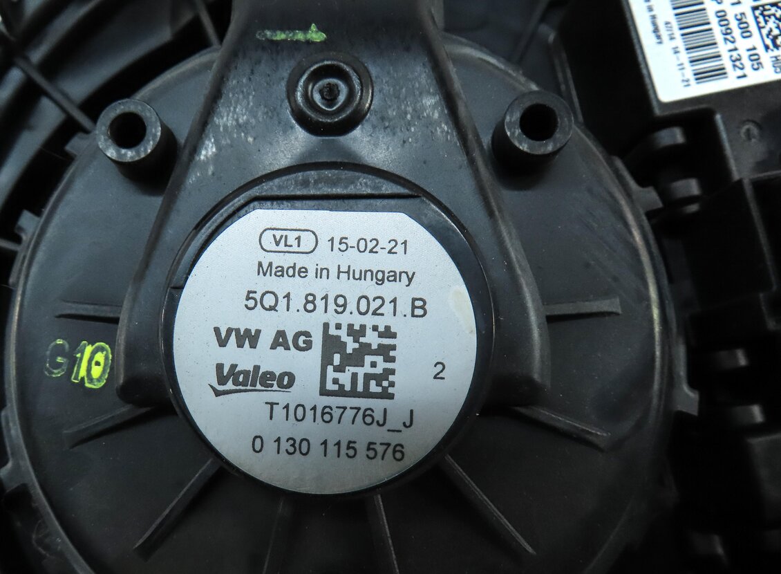 Thumbnail 6: 2015-2018 VW GOLF GTI / AUDI A3 S3 RS3 (8V) FRONT HEATER A/C BLOWER FAN MOTOR