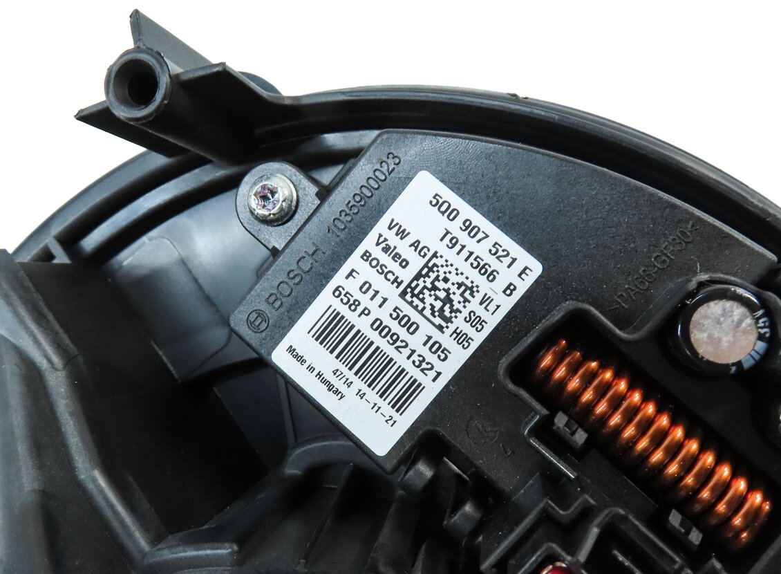 Thumbnail 8: 2015-2018 VW GOLF GTI / AUDI A3 S3 RS3 (8V) FRONT HEATER A/C BLOWER FAN MOTOR