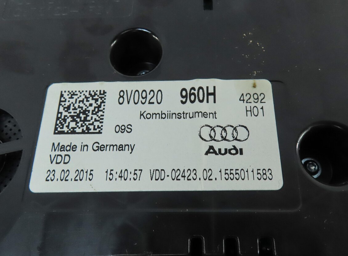 Thumbnail 21: 2015 AUDI A3 (8V) SPEEDOMETER COLUMN LOCK BODY ENGINE CONTROL MODULE & KEY SET 8