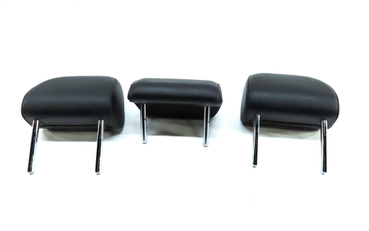 Thumbnail 6: 2015-2020 AUDI A3 (8V) REAR SEAT LEFT CENTER RIGHT HEADREST SET-3 (BLACK)