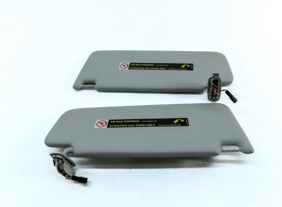 Thumbnail 5: 2015-2018 AUDI A3 S3 RS3 (8V) FRONT LEFT & RIGHT SUN VISOR SUNVISOR SET (GRAY)