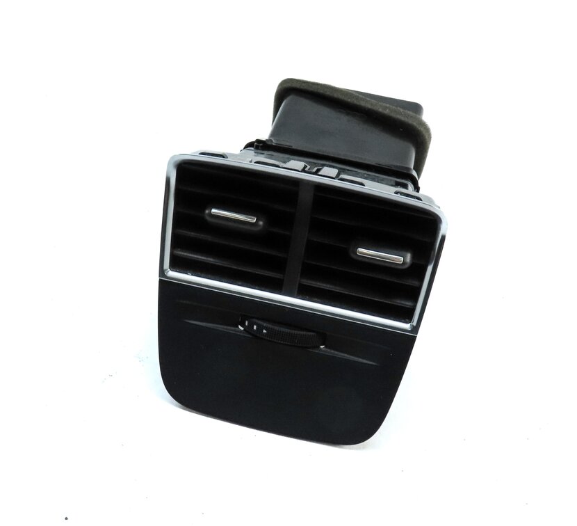 2015 AUDI A3 8V REAR CENTER CONSOLE DOUBLE HVAC A/C HEATER DUAL AIR VENT (BLACK)