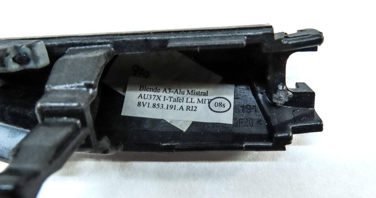 Thumbnail 11: 2015 AUDI A3 (8V) FRONT REAR DOOR DASH CONSOLE ALUMINUM MISTRAL 5TD TRIM SET 7