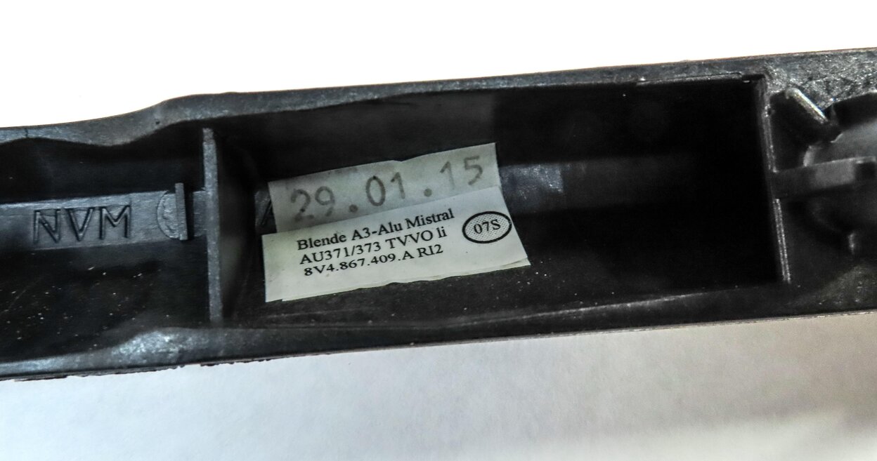 Thumbnail 16: 2015 AUDI A3 (8V) FRONT REAR DOOR DASH CONSOLE ALUMINUM MISTRAL 5TD TRIM SET 7