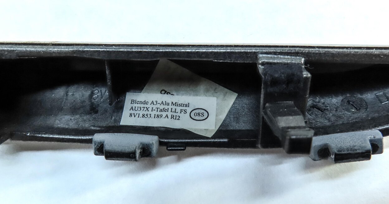 Thumbnail 19: 2015 AUDI A3 (8V) FRONT REAR DOOR DASH CONSOLE ALUMINUM MISTRAL 5TD TRIM SET 7