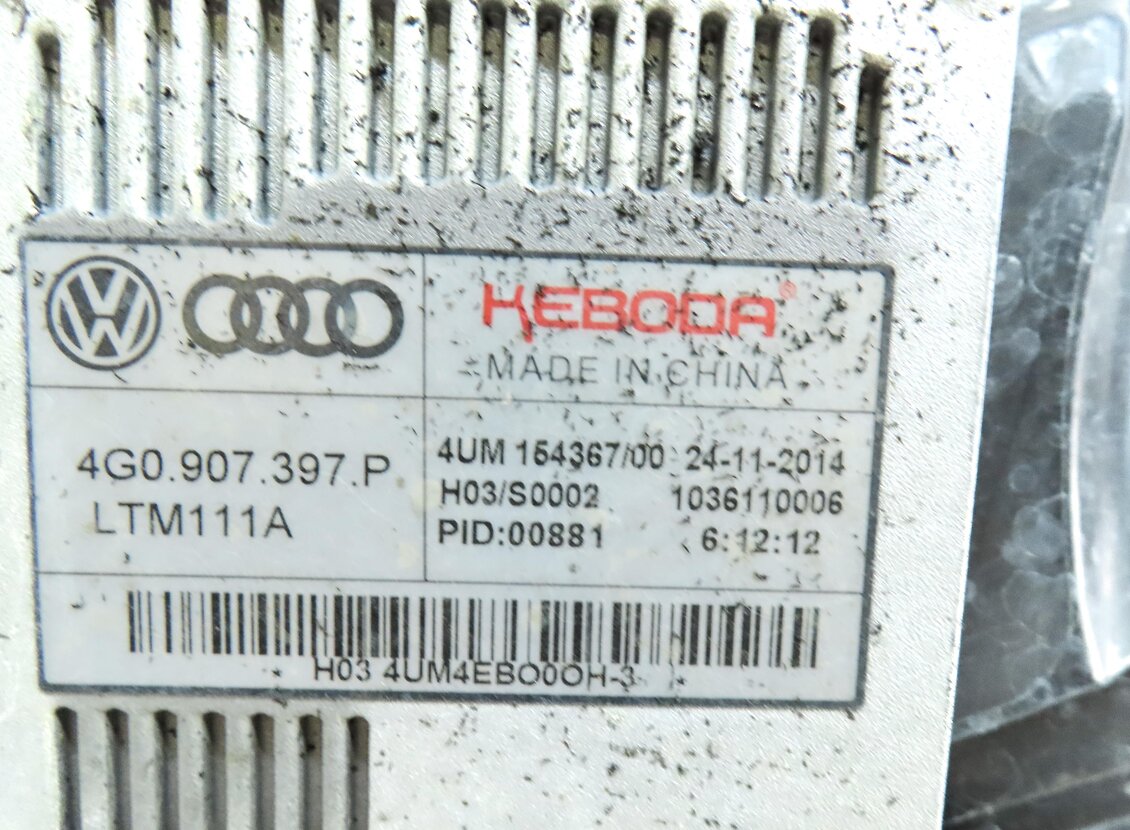 Thumbnail 7: 15-16 AUDI A3 (8V) RIGHT PASSENGER XENON HID HEADLIGHT LIGHT LAMP (8Q3 NON AFS)