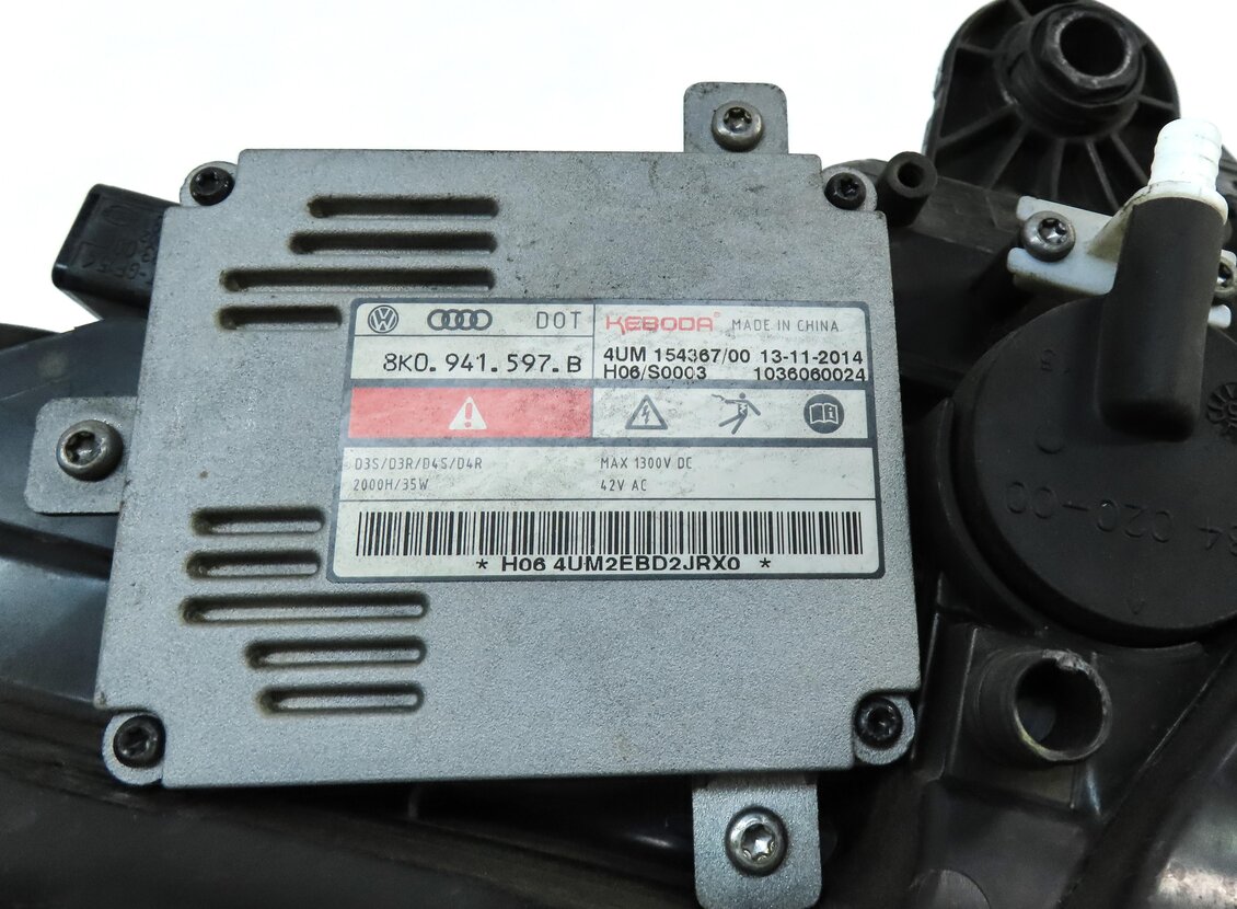 Thumbnail 7: 2015-2016 AUDI A3 (8V) LEFT DRIVER XENON HID HEADLIGHT LIGHT LAMP (8Q3 NON AFS)