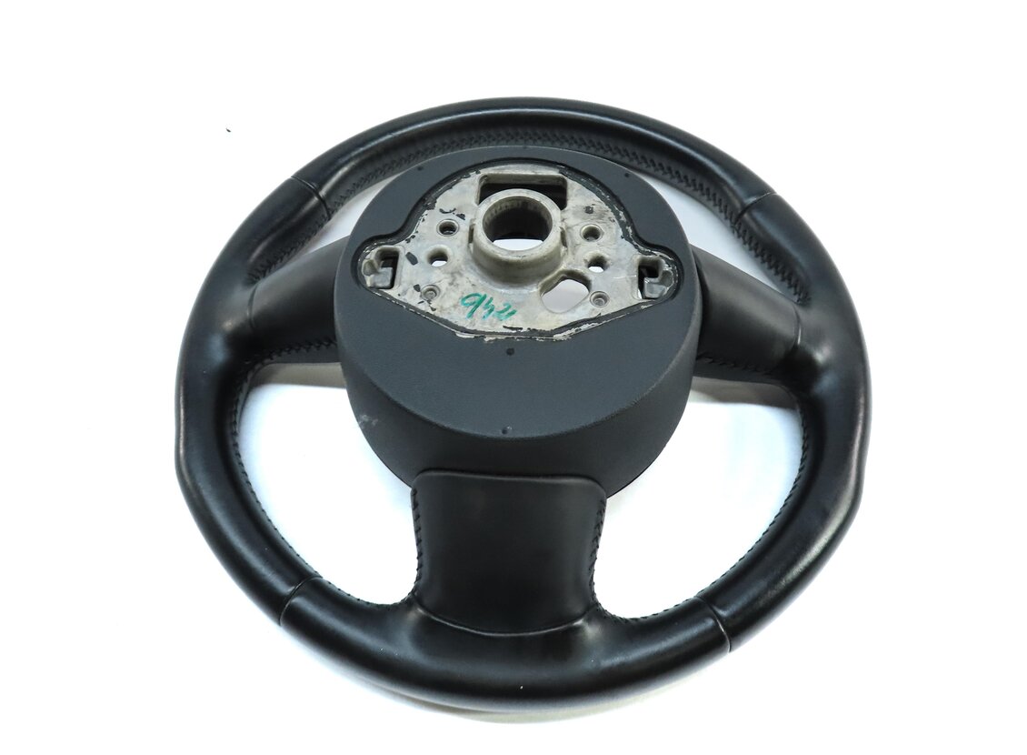 Thumbnail 5: 15-16 AUDI A3 (8V) LEFT DRIVER 3-SPOKE SPORT STEERING WHEEL w/ SWITCHES (BLACK)