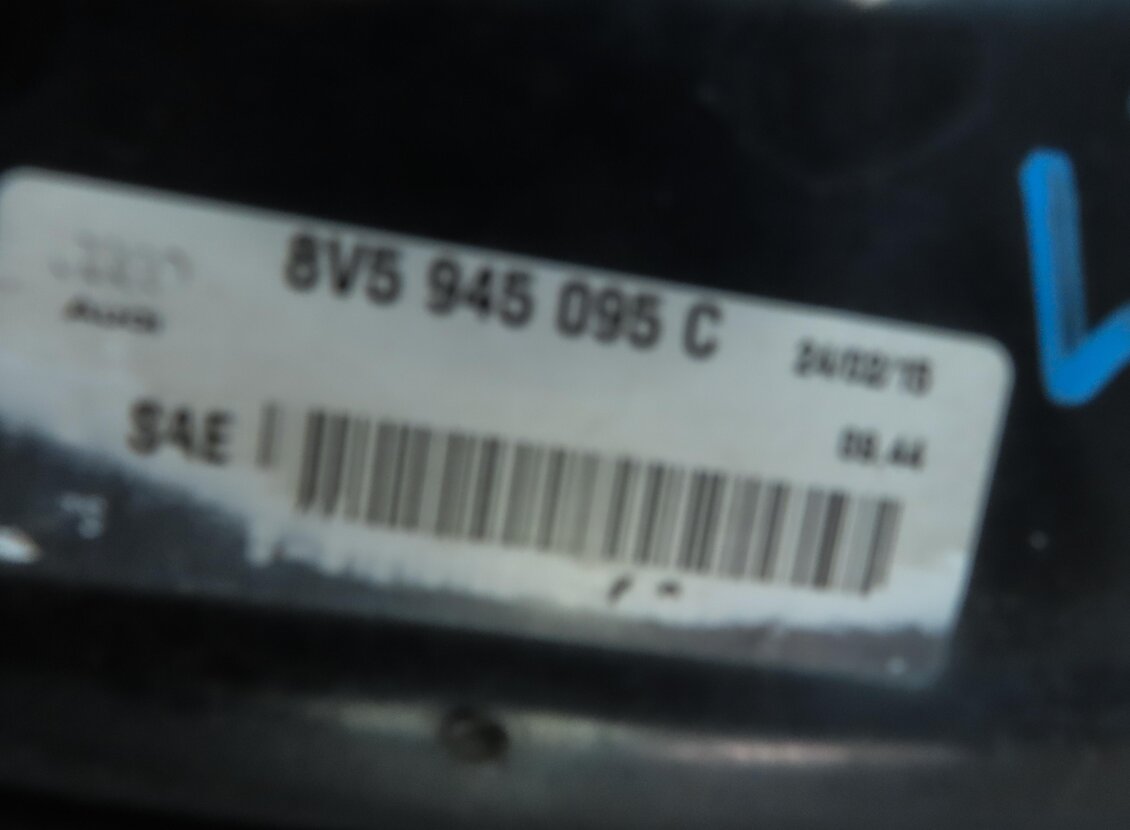 Thumbnail 6: 15-16 AUDI A3 S3 8V SEDAN CONVERTIBLE LEFT OUTER LED TAILLIGHT BRAKE LIGHT LAMP