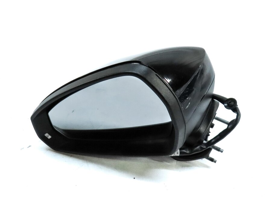 2015-2018 AUDI A3 S3 (8V) LEFT DRIVER - MANUAL FOLD HEATED DOOR MIRROR (BLACK)