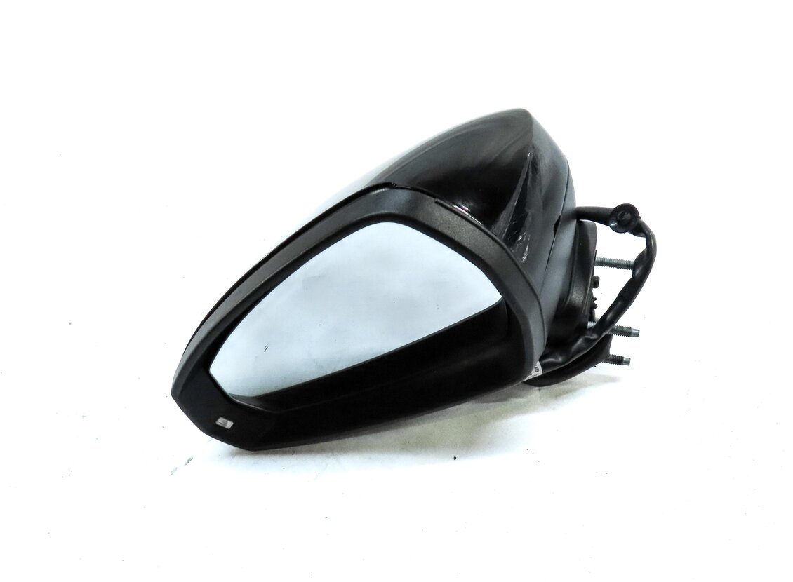 Thumbnail 3: 2015-2018 AUDI A3 S3 (8V) LEFT DRIVER - MANUAL FOLD HEATED DOOR MIRROR (BLACK)