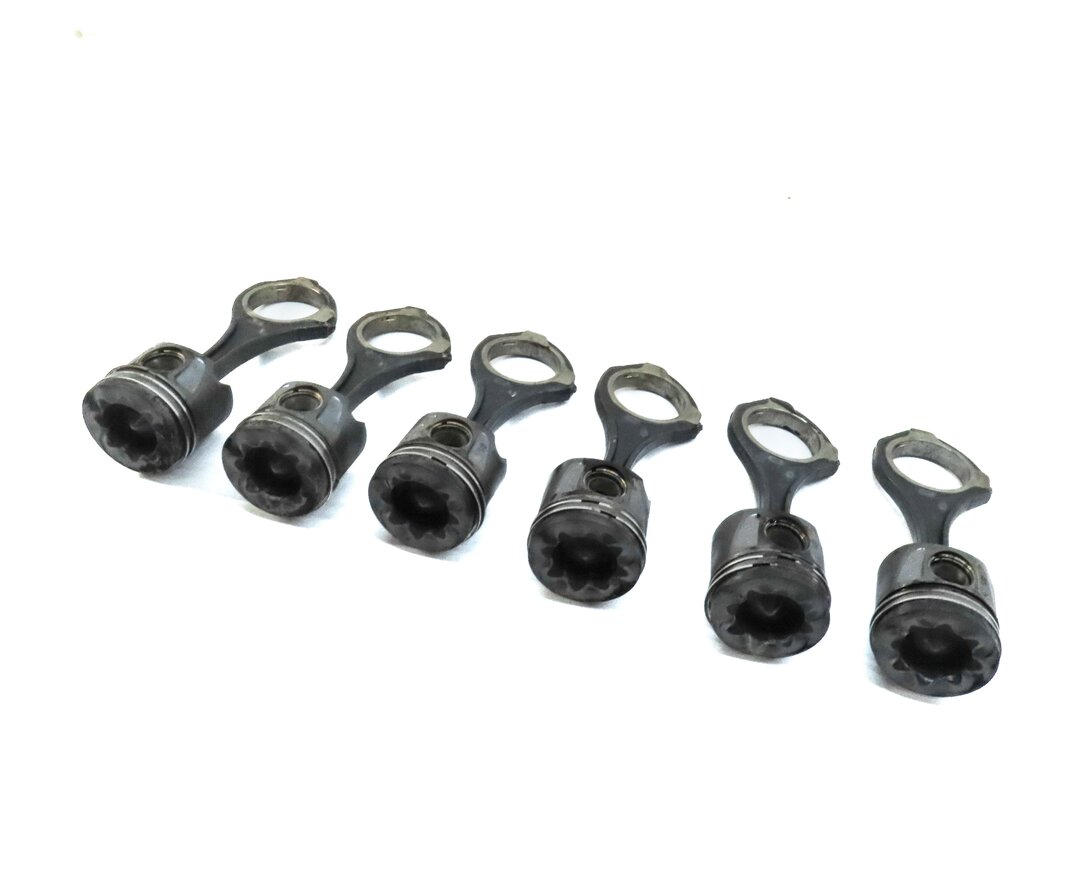 12-17 ML GL GLS S X166 W166 W221 3.0L DIESEL OM642 PISTON & CONNECTING ROD SET 6