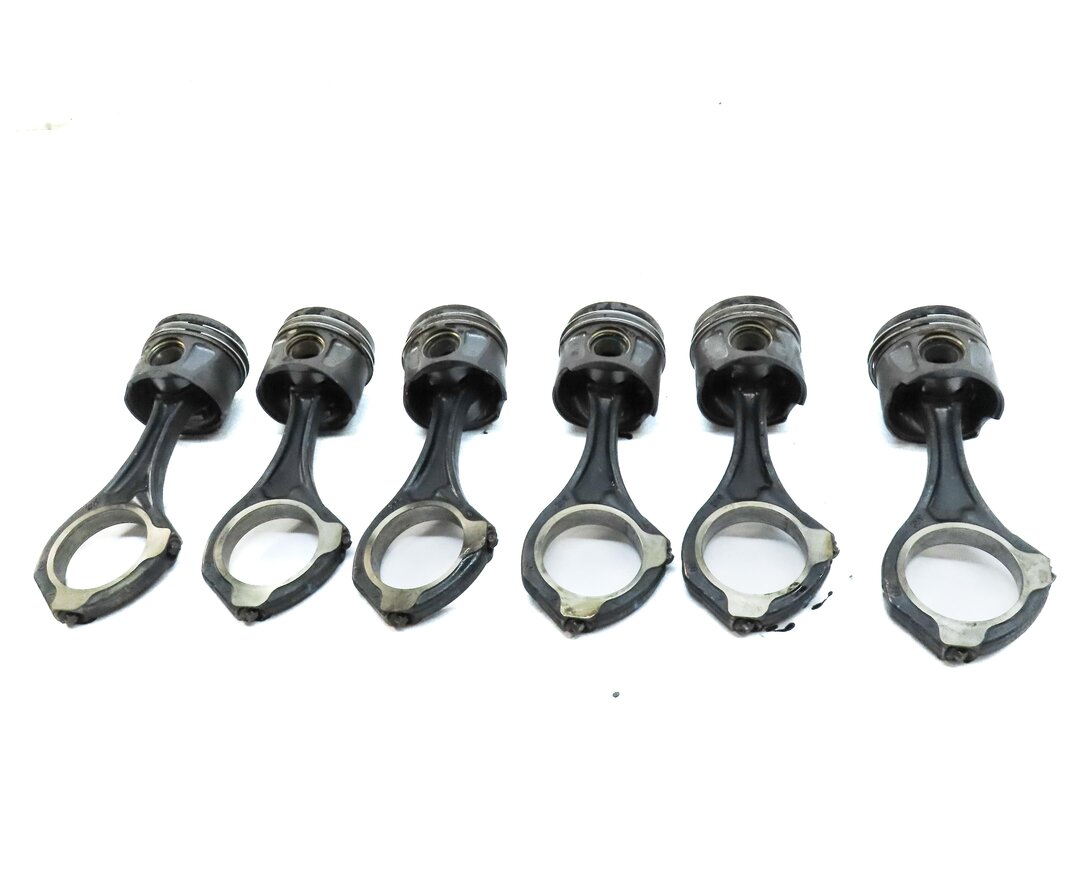 Thumbnail 5: 12-17 ML GL GLS S X166 W166 W221 3.0L DIESEL OM642 PISTON & CONNECTING ROD SET 6