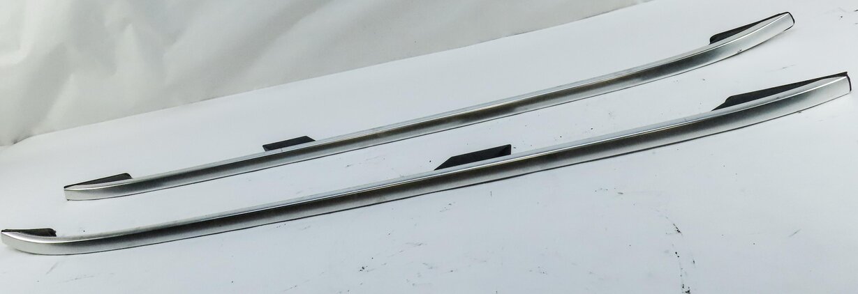 Thumbnail 2: 2013 MERCEDES ML350 (W166) FRONT-TO-BACK CARGO ROOF RACK RAIL SET 2 (SILVER)
