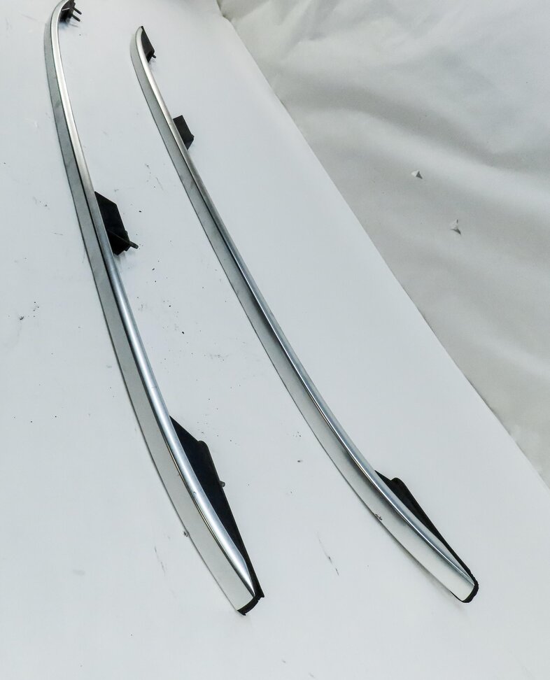 Thumbnail 3: 2013 MERCEDES ML350 (W166) FRONT-TO-BACK CARGO ROOF RACK RAIL SET 2 (SILVER)