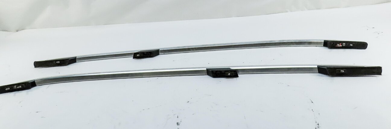 Thumbnail 4: 2013 MERCEDES ML350 (W166) FRONT-TO-BACK CARGO ROOF RACK RAIL SET 2 (SILVER)
