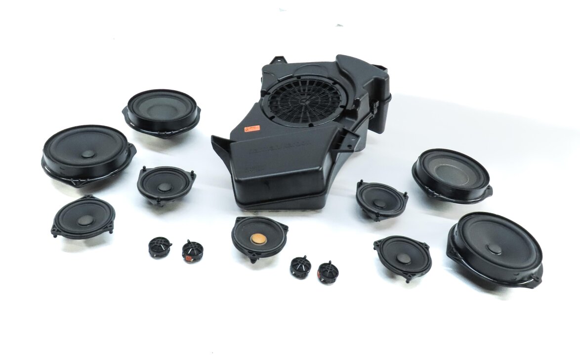 Thumbnail 1: 2013 MERCEDES ML350 (W166) FRONT REAR LEFT RIGHT LOGIC 7 SPEAKER SET 14