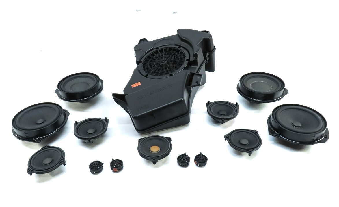 Thumbnail 2: 2013 MERCEDES ML350 (W166) FRONT REAR LEFT RIGHT LOGIC 7 SPEAKER SET 14