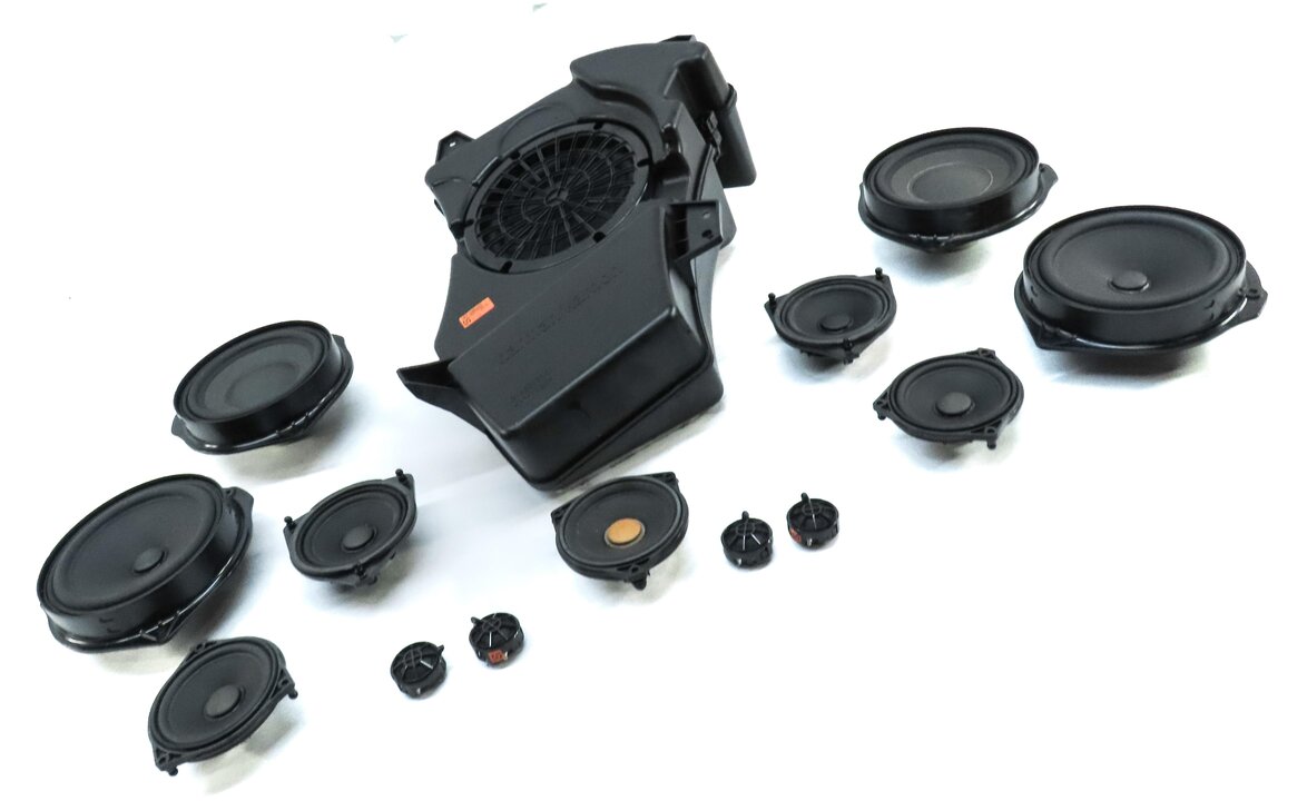 Thumbnail 3: 2013 MERCEDES ML350 (W166) FRONT REAR LEFT RIGHT LOGIC 7 SPEAKER SET 14