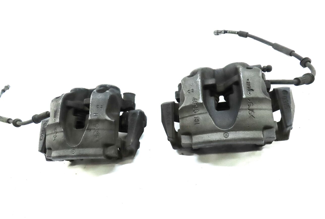 Thumbnail 2: 2012-2019 MERCEDES GL350 GL450 GLS350 ML350 (W166 X166) FRONT BRAKE CALIPER SET2